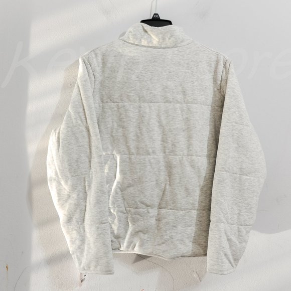 Three Dots Quilted knit jacket Grey - Picture 4 of 4